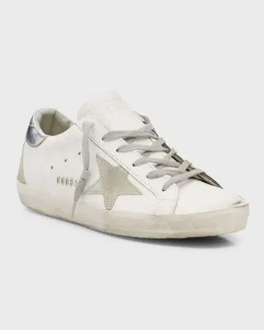 Golden Goose Super-Star Mixed Leather Sneakers | Thumbnail 2 Golden Goose Super-Star Mixed Leather Sneakers | Thumbnail 2