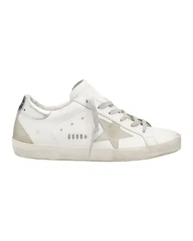 Golden Goose Super-Star Mixed Leather Sneakers | Thumbnail 1 Golden Goose Super-Star Mixed Leather Sneakers | Thumbnail 1