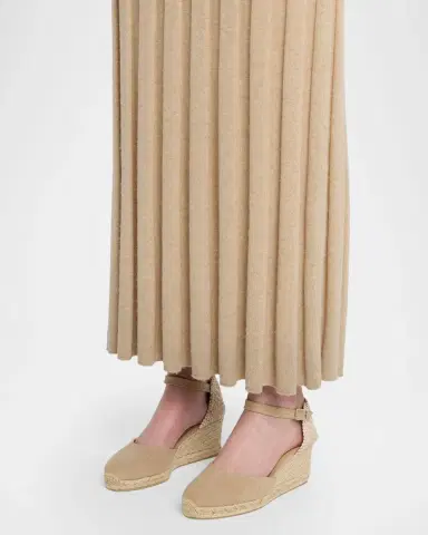 Castañer Carol Canvas Ankle-Strap Wedge Espadrilles | Thumbnail 2