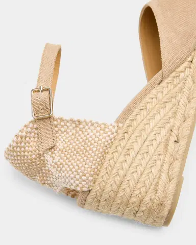 Castañer Carol Canvas Ankle-Strap Wedge Espadrilles | Thumbnail 5