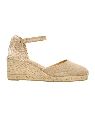 Castañer Carol Canvas Ankle-Strap Wedge Espadrilles | Thumbnail 1