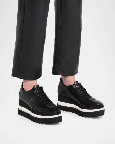 Stella McCartney 80mm Sneak-Elyse Two-Tone Platform Sneakers | Thumbnail 2 Stella McCartney 80mm Sneak-Elyse Two-Tone Platform Sneakers | Thumbnail 2
