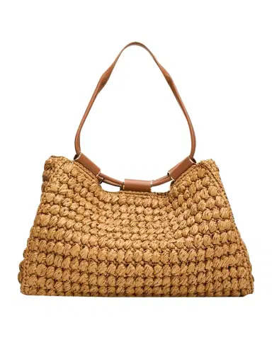 Giorgio Armani Medium Raffia Shopping Tote Bag | Thumbnail 1 Giorgio Armani Medium Raffia Shopping Tote Bag | Thumbnail 1
