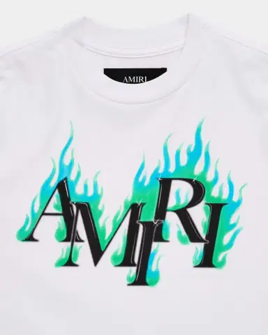 Amiri Kid's Flames Cotton T-Shirt, Size 4-12 | Thumbnail 3
