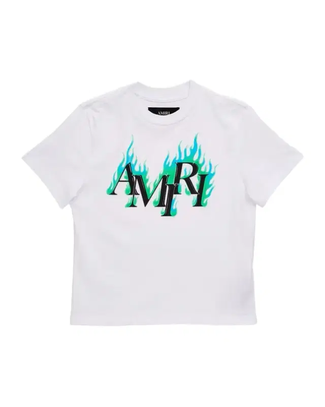Kid 's  Flames Cotton T-Shirt, Size 4-12