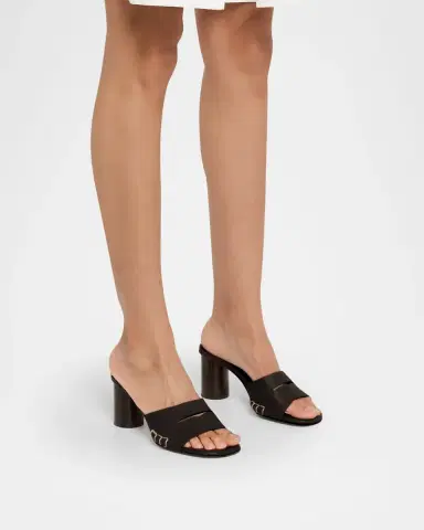 JW Anderson Leather Loafer-Inspired Mule Sandals | Thumbnail 2