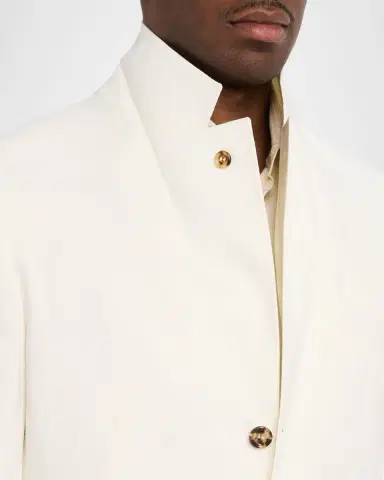 Brunello Cucinelli Men 's Solid Wool Tailored Two-Piece Suit | Thumbnail 8