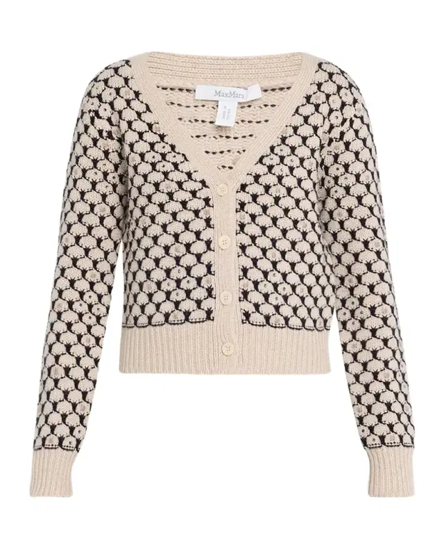 Mastro Rhinestone-Embellished Crop Cardigan