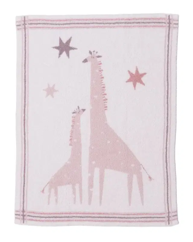 Barefoot Dreams CozyChic Giraffe Stroller Blanket