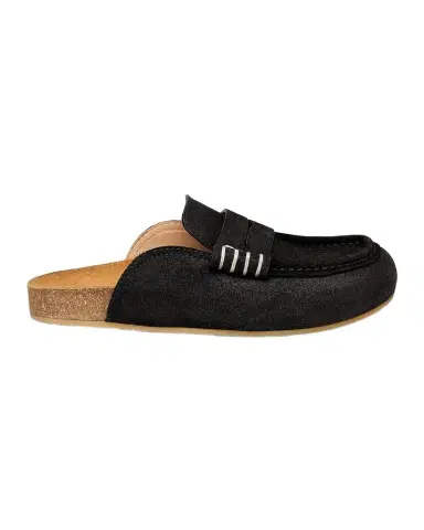JW Anderson Suede Stitch Loafer Mules | Thumbnail 1 JW Anderson Suede Stitch Loafer Mules | Thumbnail 1
