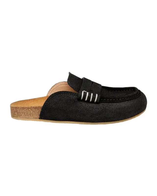 JW Anderson Suede Stitch Loafer Mules