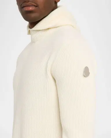 Moncler Genius x JIL ANDER Men 's Wool Rib Hoodie | Thumbnail 5