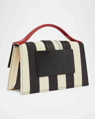 Jacquemus Le Grand Bambino Striped Top-Handle Bag | Thumbnail 3 Jacquemus Le Grand Bambino Striped Top-Handle Bag | Thumbnail 3