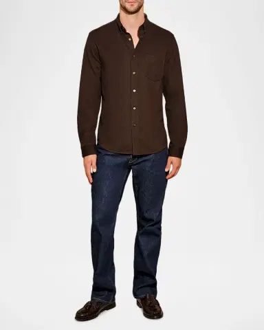 Rails Men 's Tech Pique Button-Front Shirt | Thumbnail 2