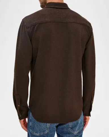 Rails Men 's Tech Pique Button-Front Shirt | Thumbnail 3