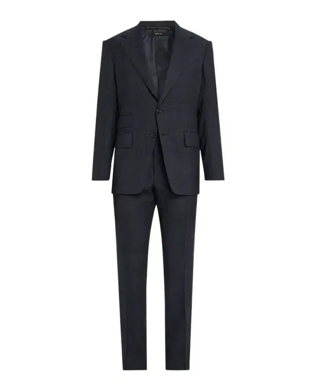 TOM FORD Shelton Plaid Wool Single-Breasted Suit