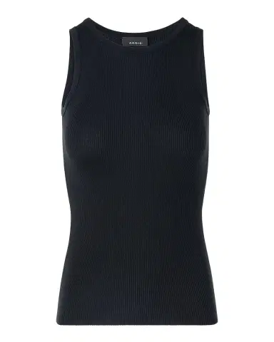 Akris Silk-Cotton Rib Tank Top | Thumbnail 1 Akris Silk-Cotton Rib Tank Top | Thumbnail 1