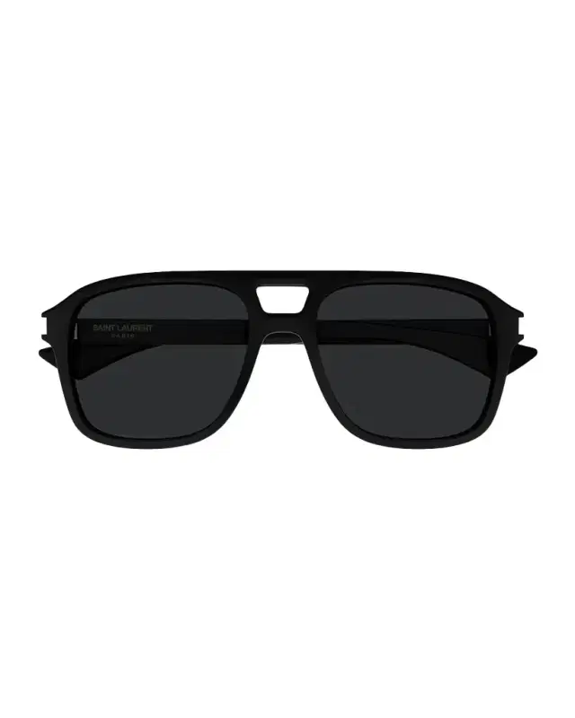 Saint Laurent Men 's SL 881-001 Acetate Rectangle Sunglasses