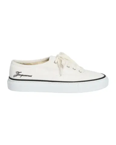 Jacquemus Les Fefe Canvas Low-Top Boat Sneakers | Thumbnail 1 Jacquemus Les Fefe Canvas Low-Top Boat Sneakers | Thumbnail 1