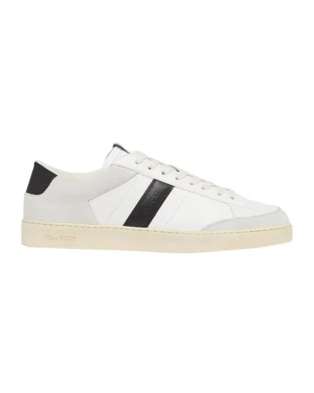 TOM FORD Men 's Blake Leather Low-Top Sneakers