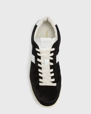 Tom Ford Men's Blake Suede Low-Top Sneakers | Thumbnail 6 Tom Ford Men's Blake Suede Low-Top Sneakers | Thumbnail 6