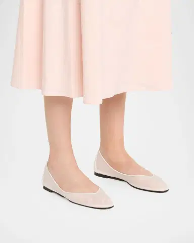 Jacquemus Les Ballerines Mesh Flats | Thumbnail 2