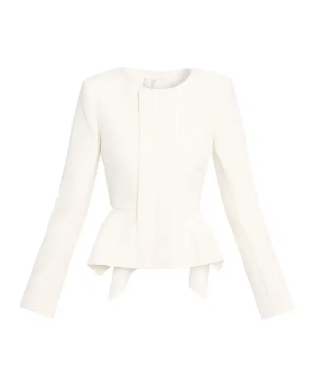 Peplum Crepe Jacket