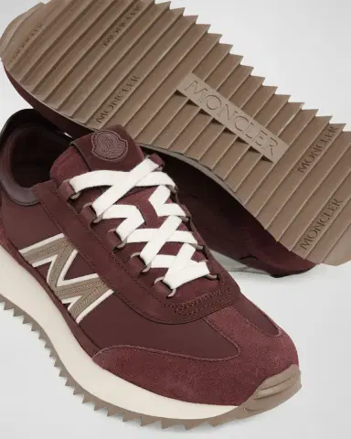 Moncler Pacey2 Suede and Nubuck Low-Top Sneakers | Thumbnail 5