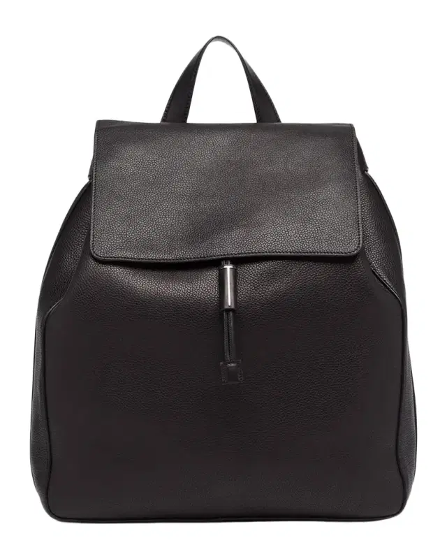 TOM FORD Men 's Grained Leather T-Line Flap Backpack