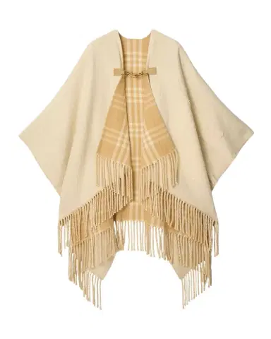 Burberry EKD Fil Coupé Wool Cape | Thumbnail 1