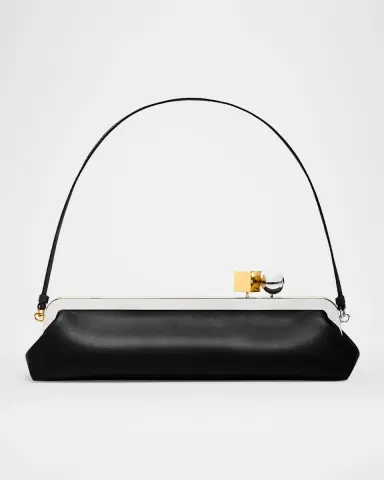Jacquemus The Salon Leather Pochette Clutch Bag | Thumbnail 2 Jacquemus The Salon Leather Pochette Clutch Bag | Thumbnail 2