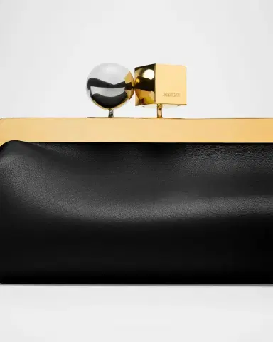 Jacquemus The Salon Leather Pochette Clutch Bag | Thumbnail 5 Jacquemus The Salon Leather Pochette Clutch Bag | Thumbnail 5