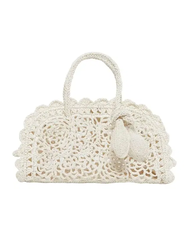 Jacquemus Le Petit Turismo Crochet Top-Handle Bag