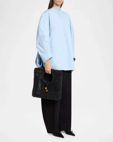 Jacquemus Le Petit Carre Raffia Top-Handle Bag | Thumbnail 6 Jacquemus Le Petit Carre Raffia Top-Handle Bag | Thumbnail 6