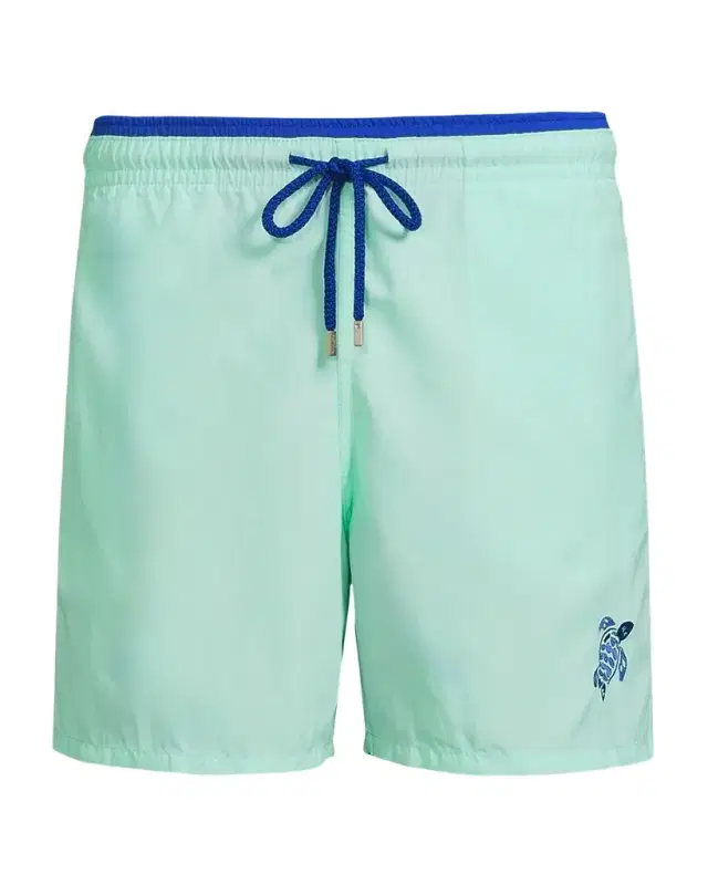 Vilebrequin Men's Les Unis Bicolor Swim Trunks