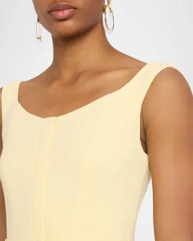 Roland Mouret Belted Structured Peplum Midi Dress | Thumbnail 5 Roland Mouret Belted Structured Peplum Midi Dress | Thumbnail 5