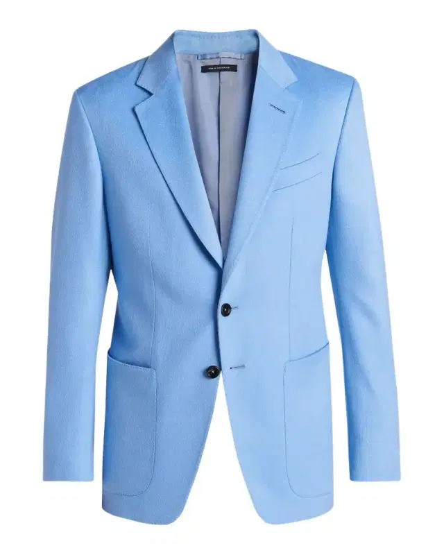 TOM FORD Men 's Worsted Cashmere Two-Button Blazer