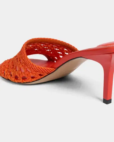 Jacquemus 75mm Les Cubisto Open-Knit Mules | Thumbnail 4
