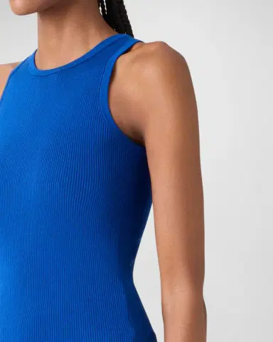 Akris Silk-Cotton Rib Tank Top | Thumbnail 5 Akris Silk-Cotton Rib Tank Top | Thumbnail 5