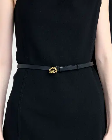 Bottega Veneta Knot Intreccio Leather Belt | Thumbnail 2