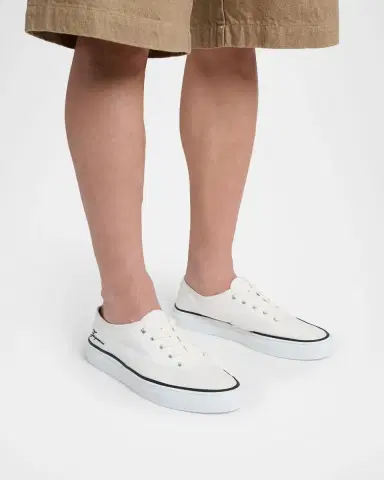 Jacquemus Men's Les Fefe Canvas Low-Top Sneakers | Thumbnail 2