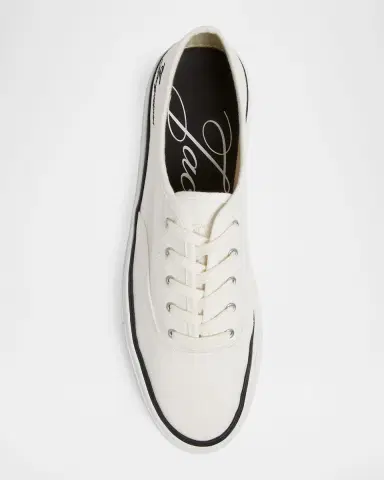 Jacquemus Men's Les Fefe Canvas Low-Top Sneakers | Thumbnail 6