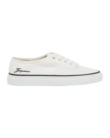 Jacquemus Men's Les Fefe Canvas Low-Top Sneakers | Thumbnail 1