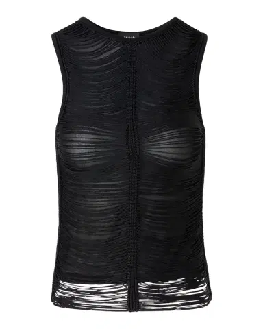 Akris Trapezoid Embroidered Sleeveless Blouse | Thumbnail 1