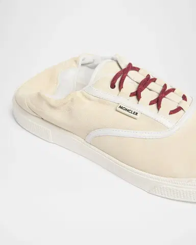 Moncler Men's Vera Leather Low-Top Sneakers | Thumbnail 5