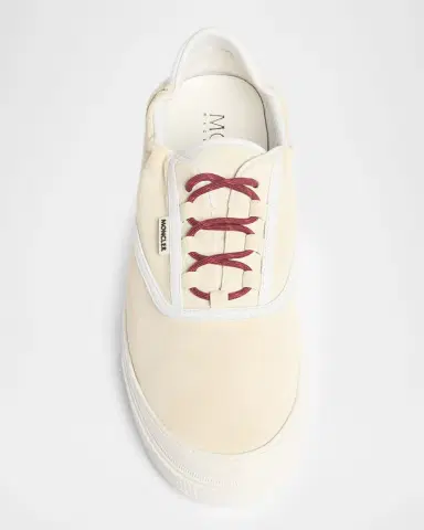 Moncler Men's Vera Leather Low-Top Sneakers | Thumbnail 6