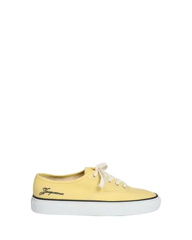 Jacquemus Les Fefe Canvas Low-Top Boat Sneakers