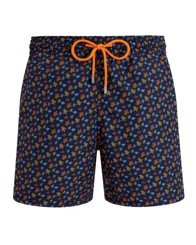 Vilebrequin Men's Micro Ronde des Tortues Swim Trunks