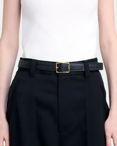 Bottega Veneta Reverso Intrecciato Calfskin Leather Belt | Thumbnail 2 Bottega Veneta Reverso Intrecciato Calfskin Leather Belt | Thumbnail 2