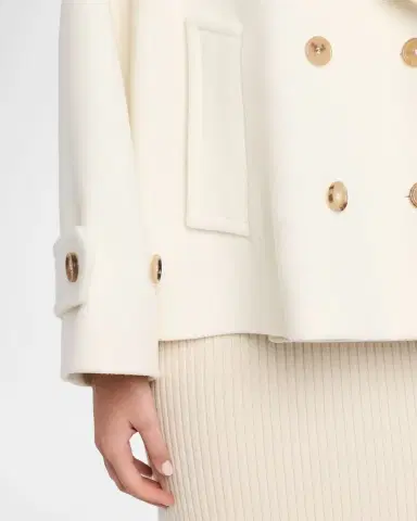 Chloé Double-Breasted Wool Peacoat | Thumbnail 5 Chloé Double-Breasted Wool Peacoat | Thumbnail 5